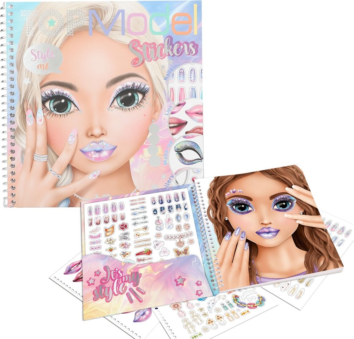 Billede af Topmodel - Dress Me Up Face Stickerbog - Diverse - Bog