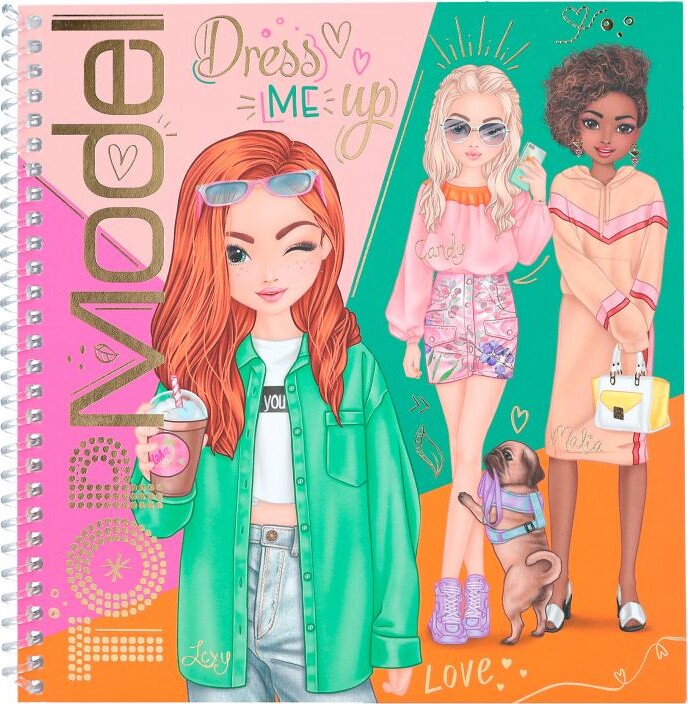 Topmodel - Dress Me Up Klistermærkebog - Diverse - Bog