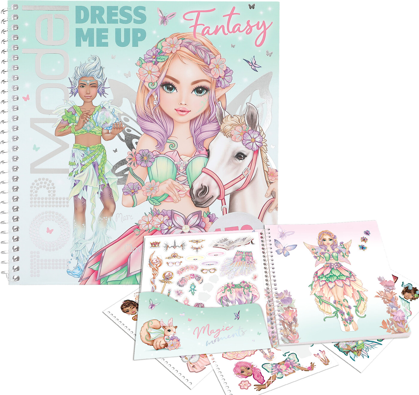 Topmodel - Dress Me Up Stickersbog Fantasy - Bog