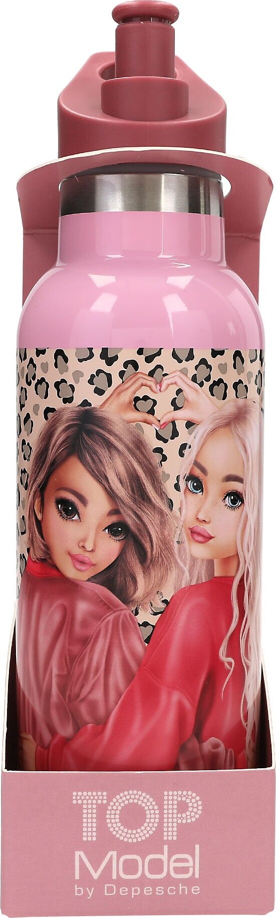 Top Model - Drikkedunk - Leoheart - Pink 500 Ml