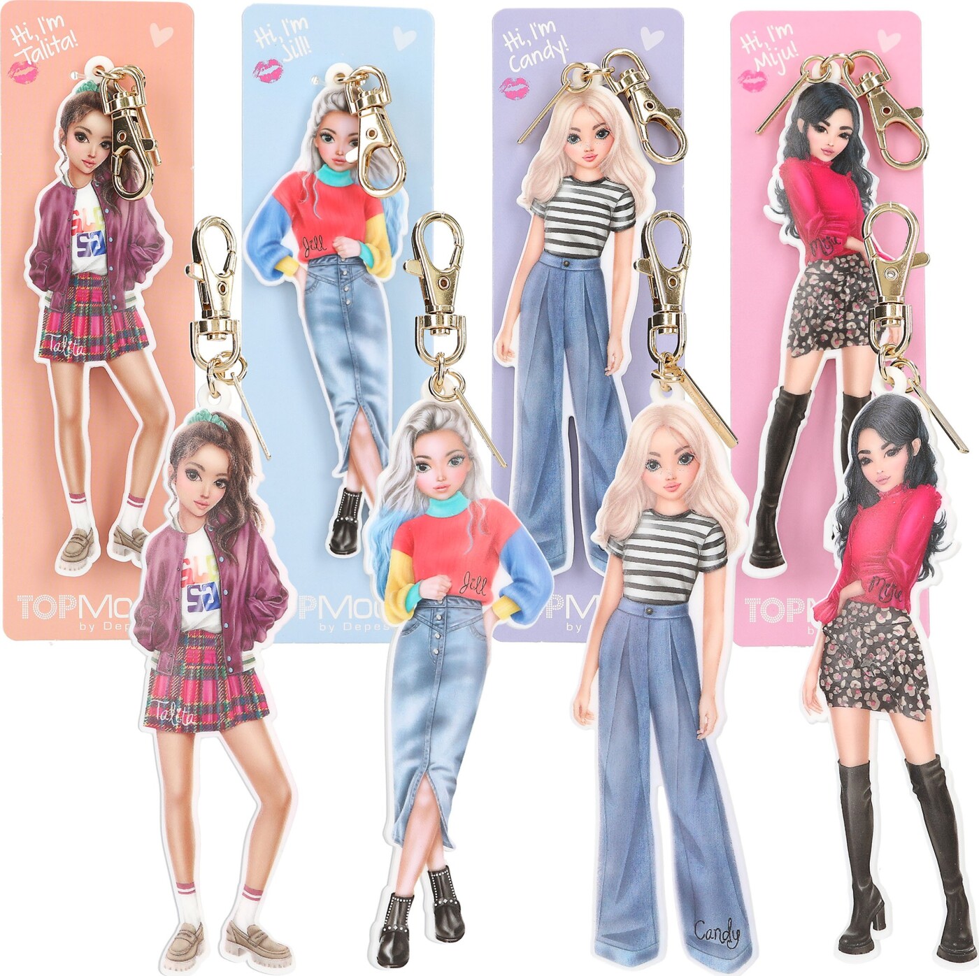 Top Model - Figur Nøglering Til Børn - Overraskelse