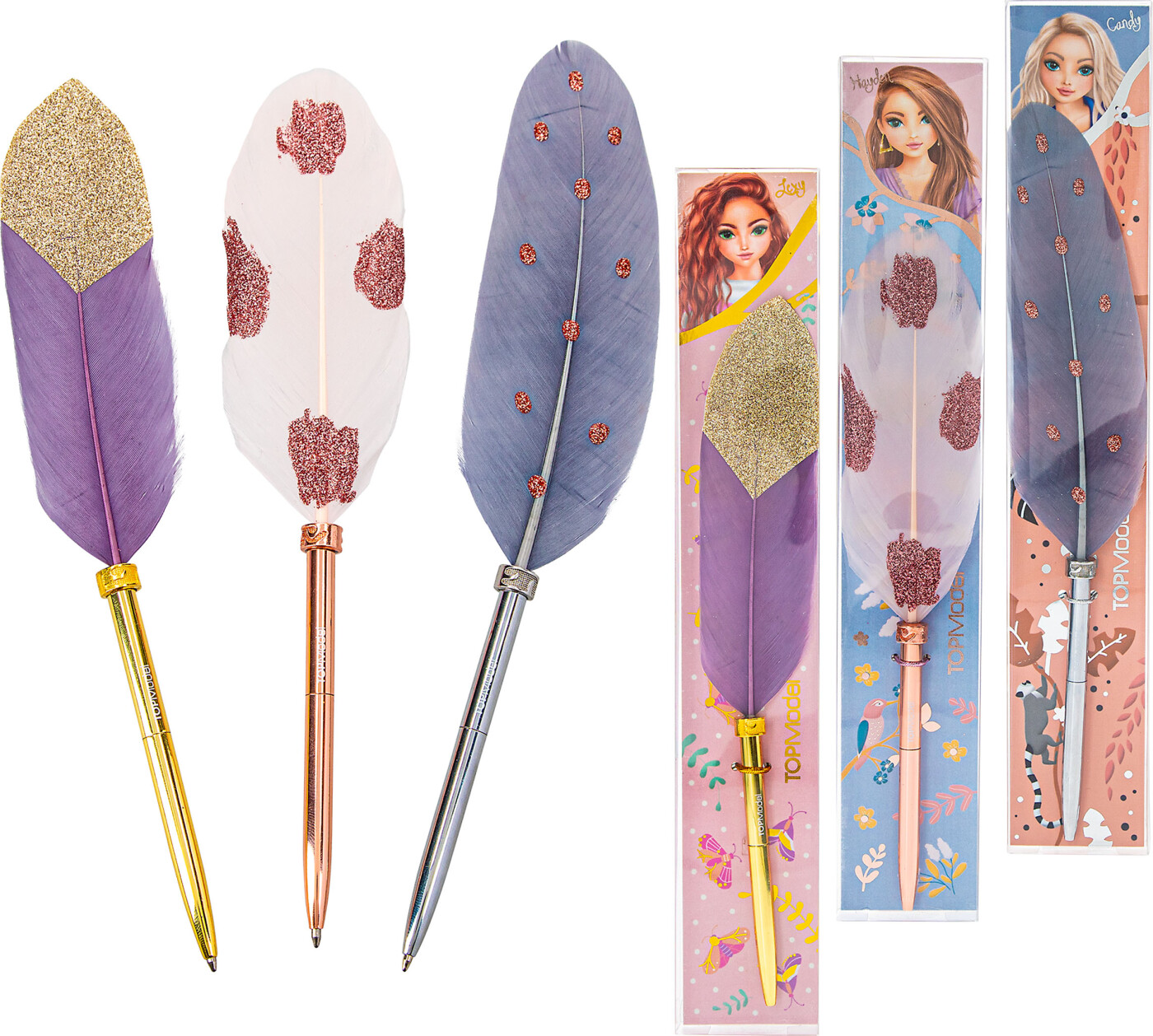 Topmodel - Fjerpen Kuglepen