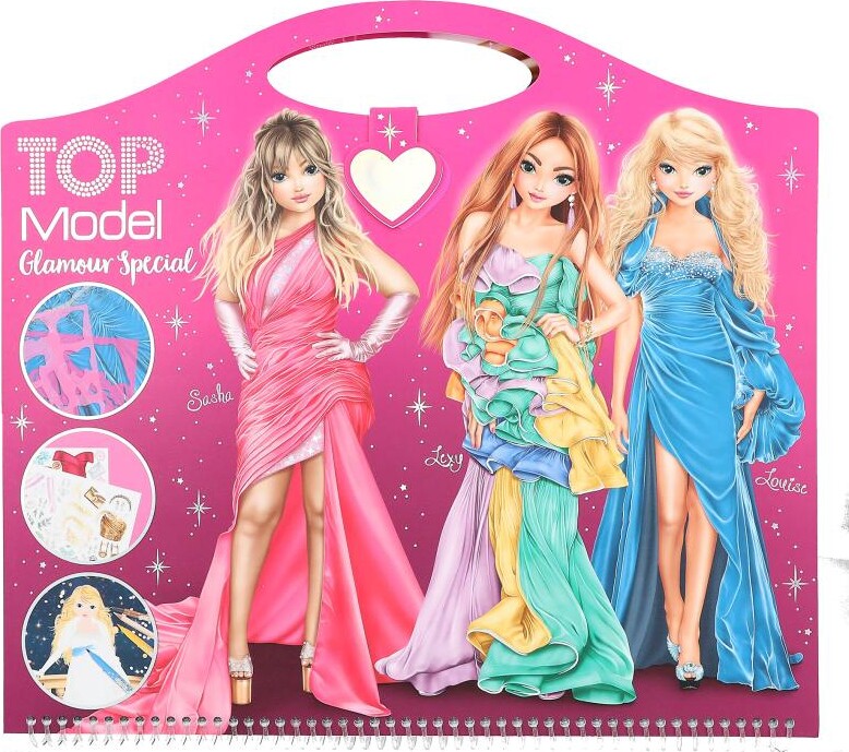 Billede af Top Model - Glamour Designbog - Depesche - Bog