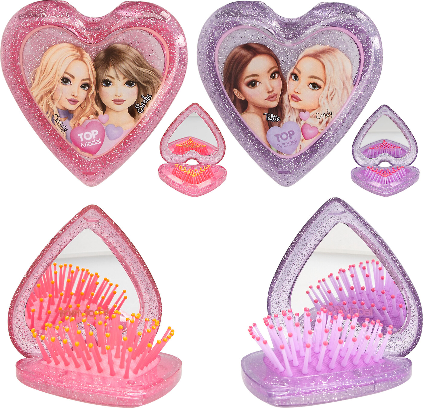 Top Model - Hårbørste Med Spejl Til Børn - Overraskelse