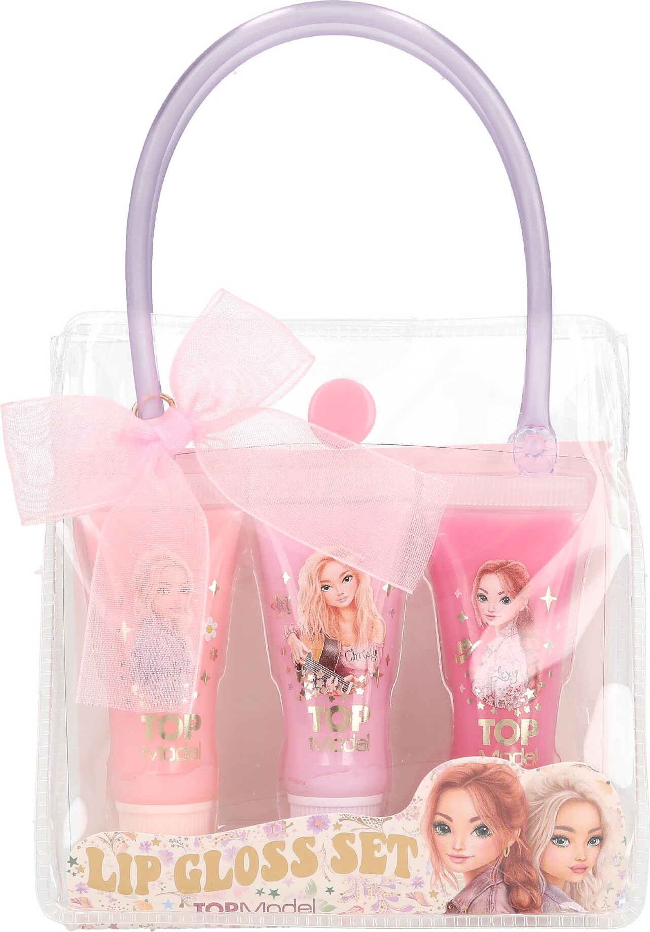 Top Model - Lipgloss Til Børn - Cowgirl - Pink. Rosa, Lilla - 3-pak