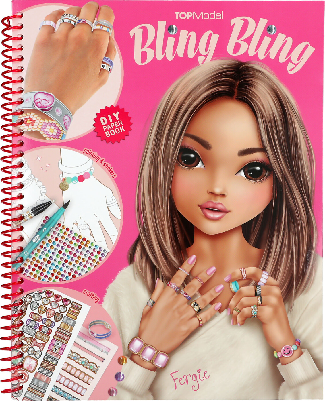 Topmodel - Malebog Bling Bling - Bog