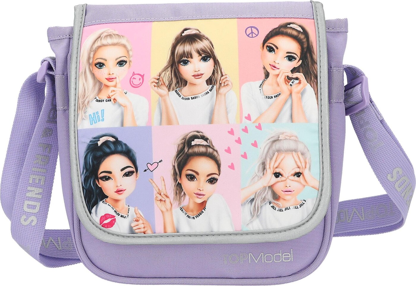 Top Model - Skuldertaske Til Børn - Snap Shots - Lilla - Pink