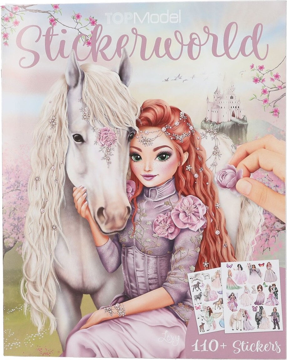 Top Model - Klistermærkebog - Stickerworld - Viva Violet - Lilla