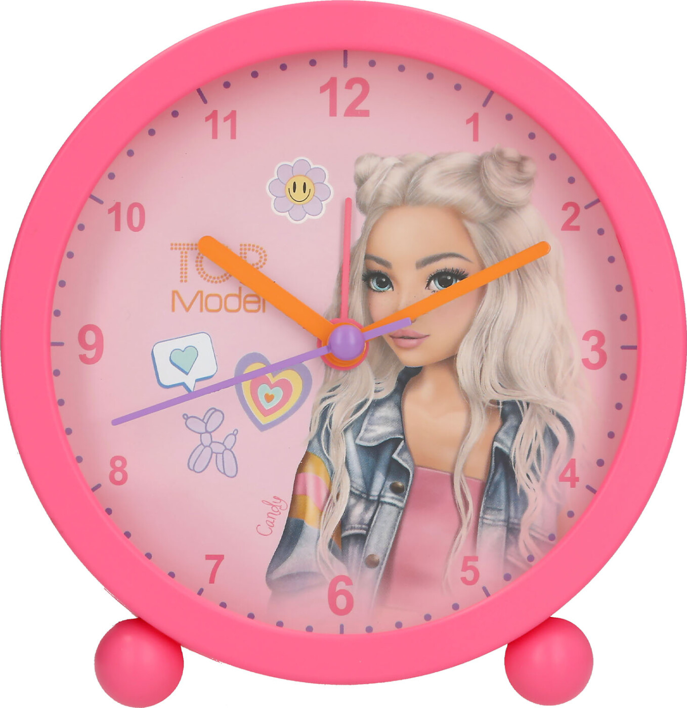 Topmodel - Vækkeur - Bright Pink - 11 Cm - Depesche