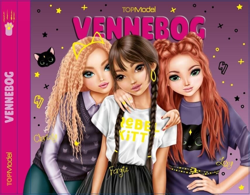 Billede af Top Model - Vennebog - Rebel Kitty - Diverse - Bog