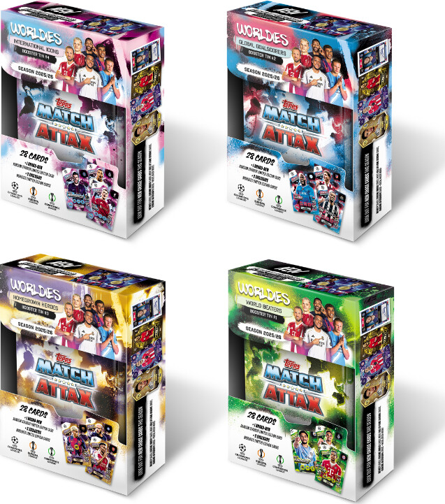 Topps - Match Attax Champions League Fodboldkort - Booster Tin