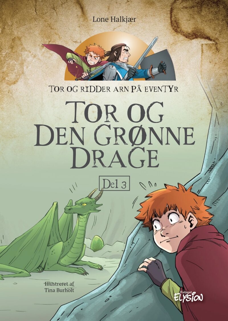 Billede af Tor Og Den Grønne Drage - Lone Halkjær - Bog