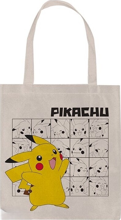 Tote Bag Pikachu - Neutral Beige - 37 X 42 Cm - Abystyle Studio