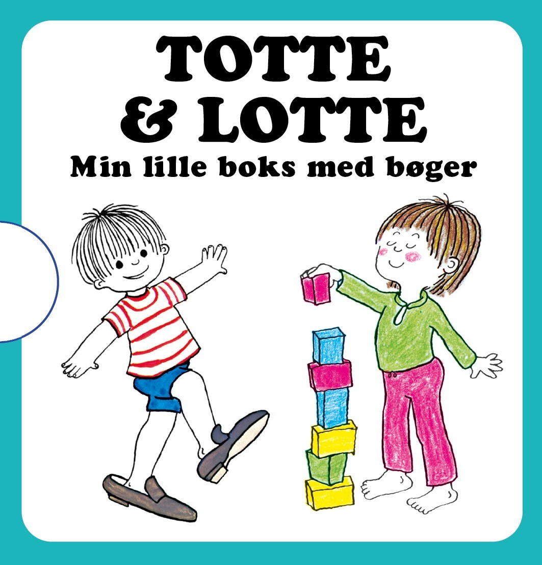 Totte & Lotte: Min Lille Boks Med 4 Bøger - Bog