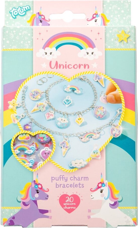 Diy Armbånd - Enhjørning - 20 Vedhæng - Totum