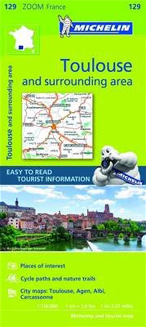 Michelin Kort - Toulouse & Surrounding Areas - English book
