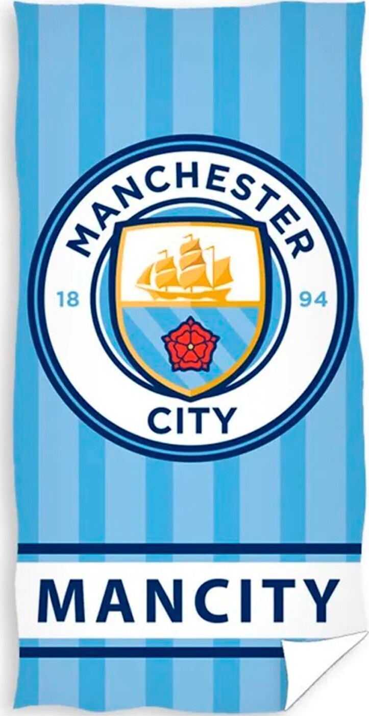 Manchester City Håndklæde - 75x150 Cm