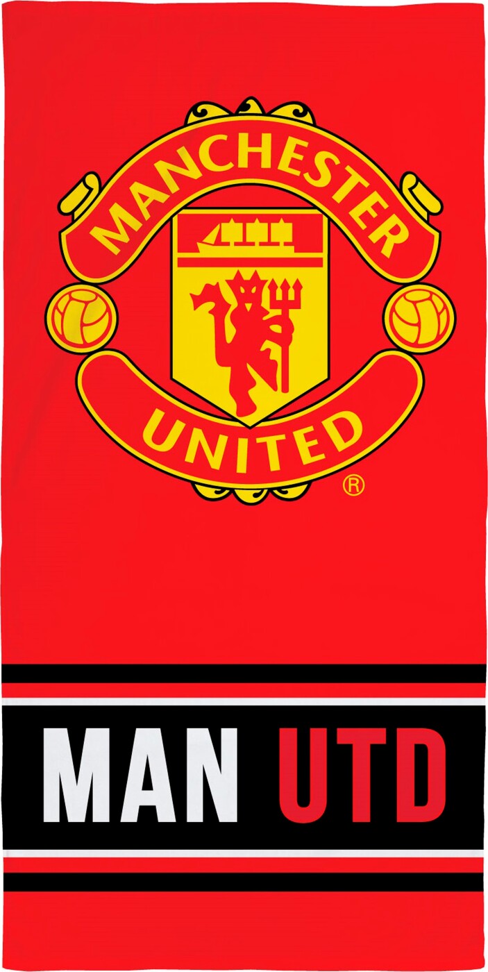 Manchester United Håndklæde - 75x150 Cm