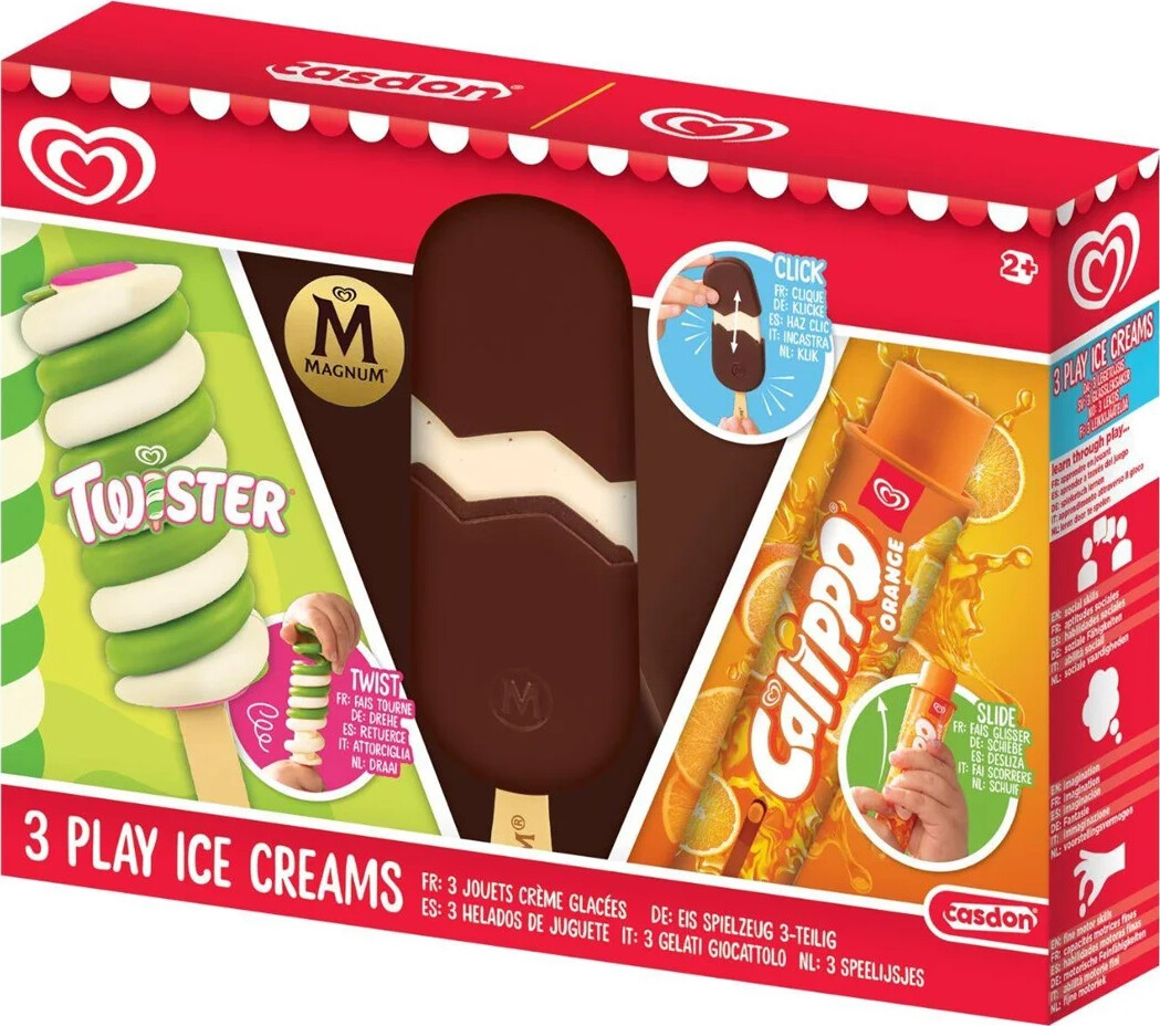 Toy 3 Play Ice Creams Row