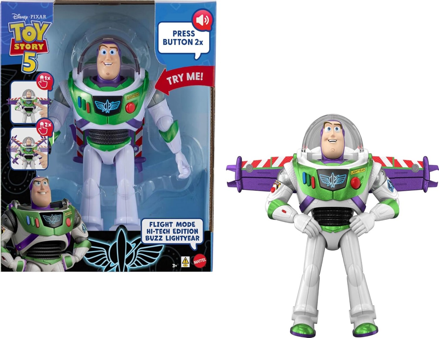 Toy Story 5 Launch Ready Hi-Tech Buzz 30cm