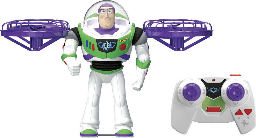 Toy Story DISNEY AND PIXAR 5 Flying RC Hi-Tech Edition Buzz Lightyear, 8 År, Flerfarvet, Plast