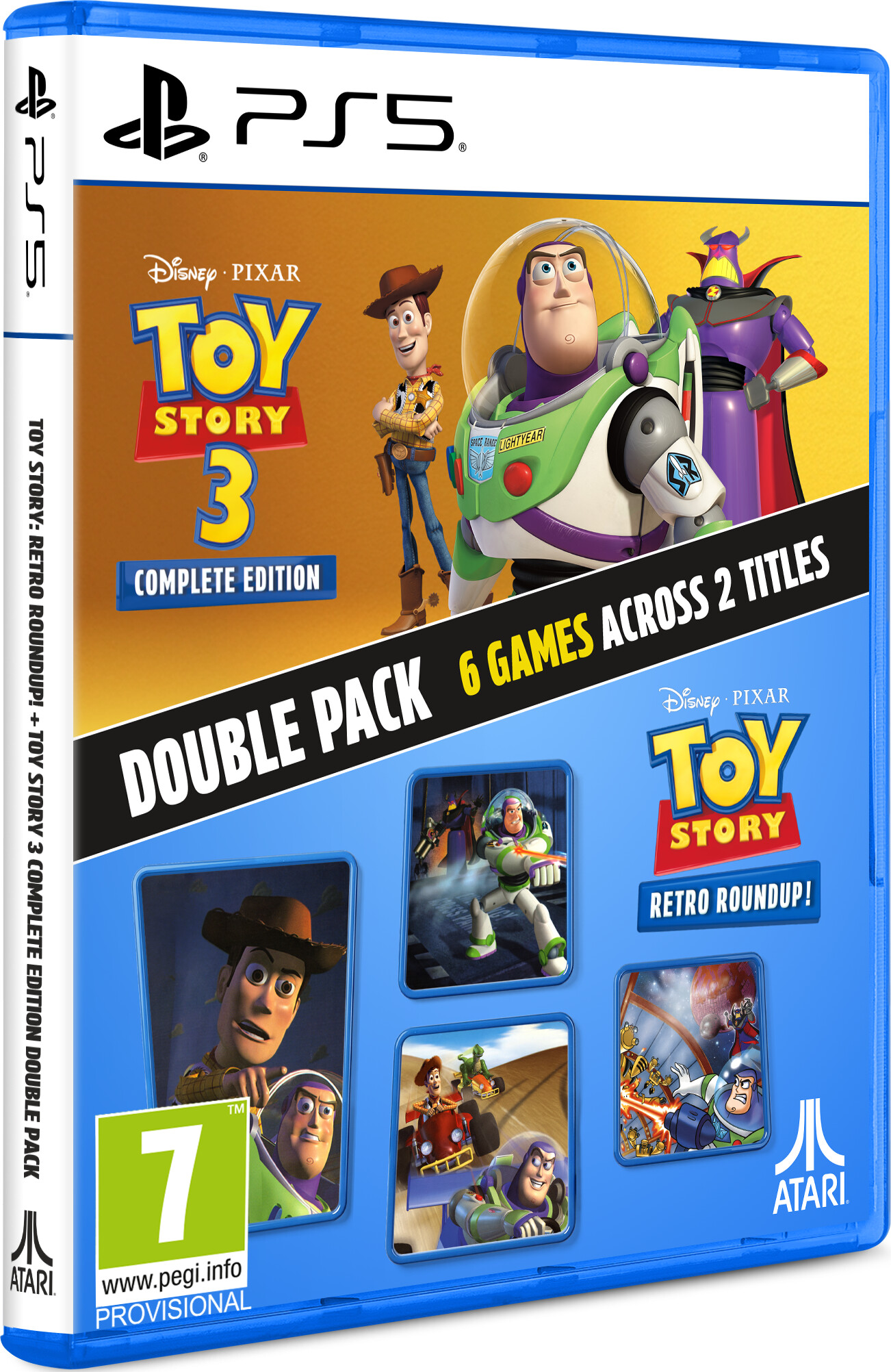 Toy Story: Retro Roundup! + Toy Story 3 Complete Edition Double Pack - PS5