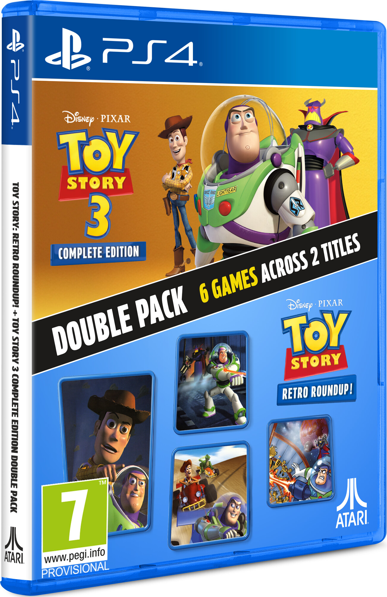 Toy Story: Retro Roundup! + Toy Story 3 Complete Edition Double Pack - PS4