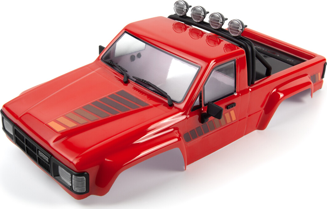 Toyota Hilux Sr5 Painted Body - Red - Hp160852 - Hpi Racing