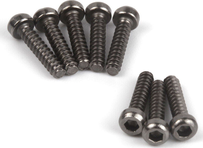 Tp. Button Head Screw M2.6x12mm (hex/socket/8pcs) - Mv151114 - Maverick Rc