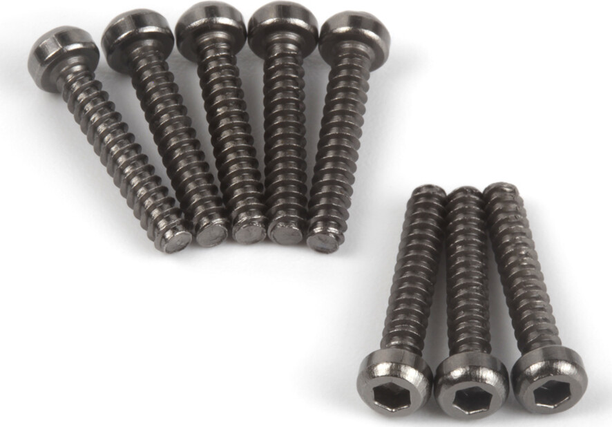 Tp. Button Head Screw M2.6x15mm (hex/socket/8pcs) - Mv151115 - Maverick Rc