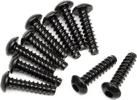 Tp. Button Head Screw M3x12mm (hex Socket/10pcs) - Hp94355 - Hpi Racing