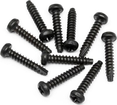 Tp. Button Head Screw M3x15mm (10pcs) - Hpz554 - Hpi Racing