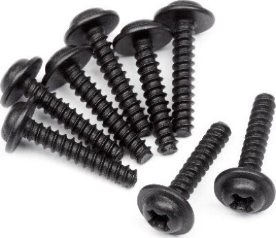 Tp. Flanged Screw M3x15mm (8pcs) - Hp111298 - Hpi Racing