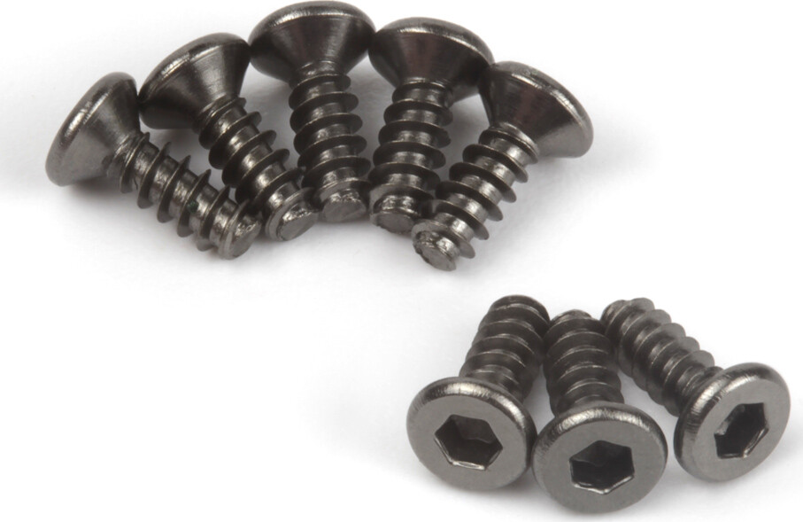 Tp. Flat Head Screw M2.6x8mm (hex/socket/8pcs) - Mv151118 - Maverick Rc