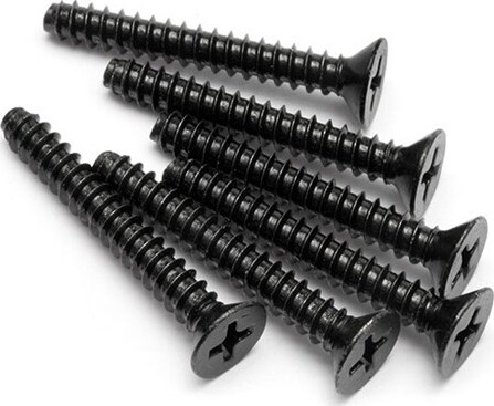 Tp. Flat Head Screw M4x30mm (6pcs) - Hpz649 - Hpi Racing