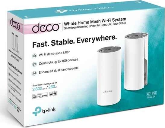 Tp-link – Deco E4 Ac1200 Mesh Wi-fi System