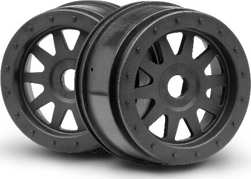 Tr-10 Glue-lock Wheel Gunmetal (120x60mm/2pcs) - Hp108323 - Hpi Racing