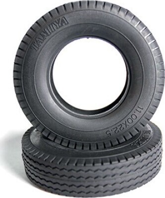 Tamiya - Truck Tires - Lastbil Dæk - Hard - 22 Mm - 2 Stk - 56527