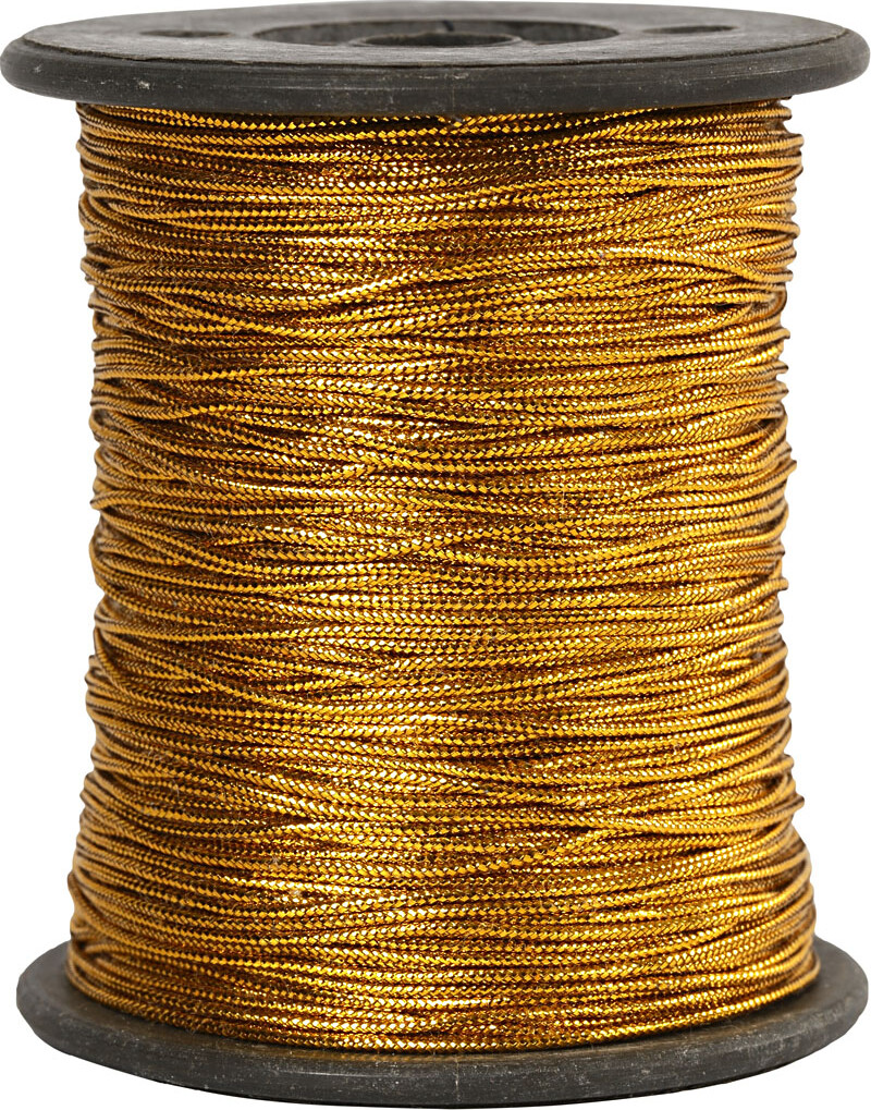 Tråd - Tykkelse 0,5 Mm - Guld - 100 M