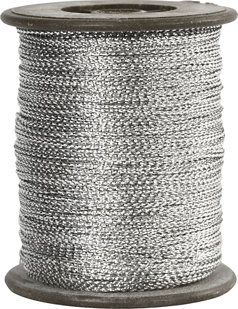 Tråd - Tykkelse 0,5 Mm - Sølv - 100 M