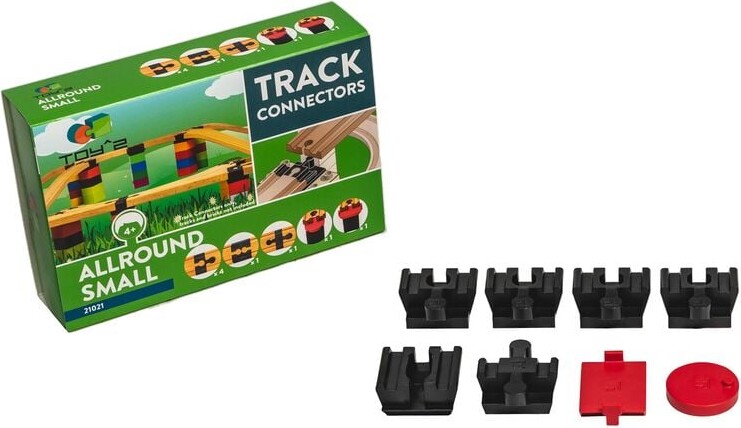 Toy 2 Track Connectors - Allround - 8 Dele