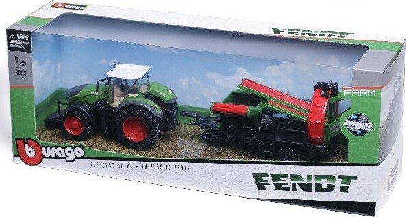 Bburago - Fendt Traktor - Die-cast Metal - 10 Cm