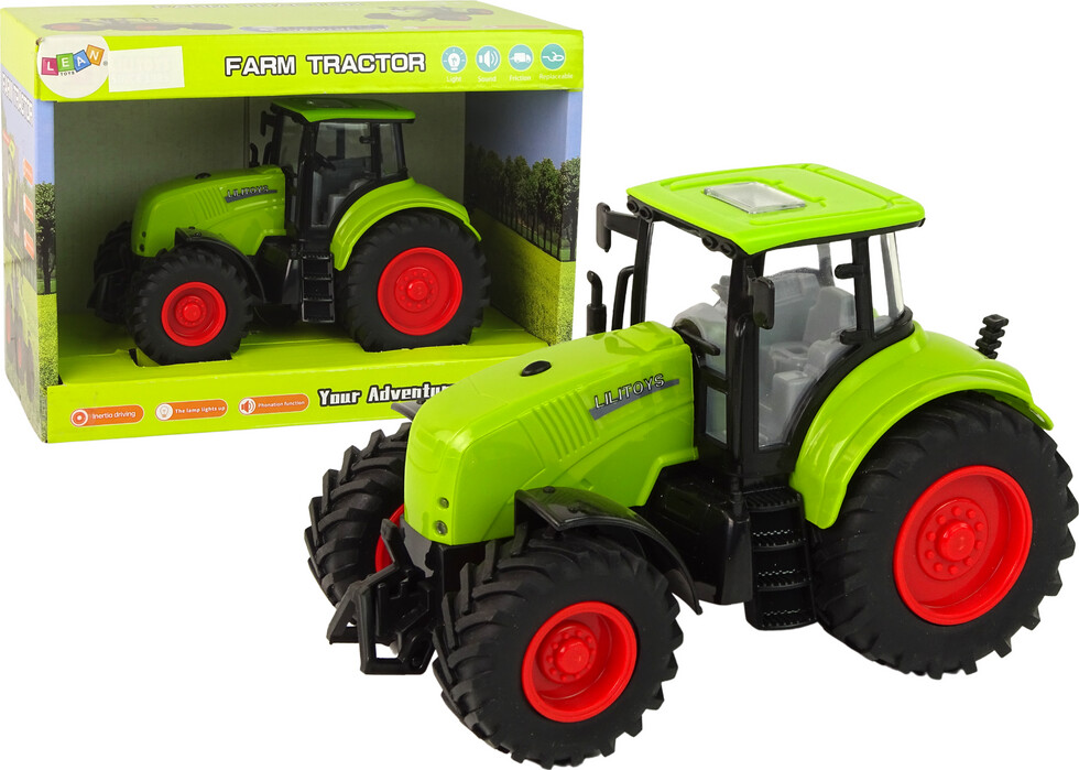 Legetøjs Traktor Med Lyd Og Lys - 18 Cm