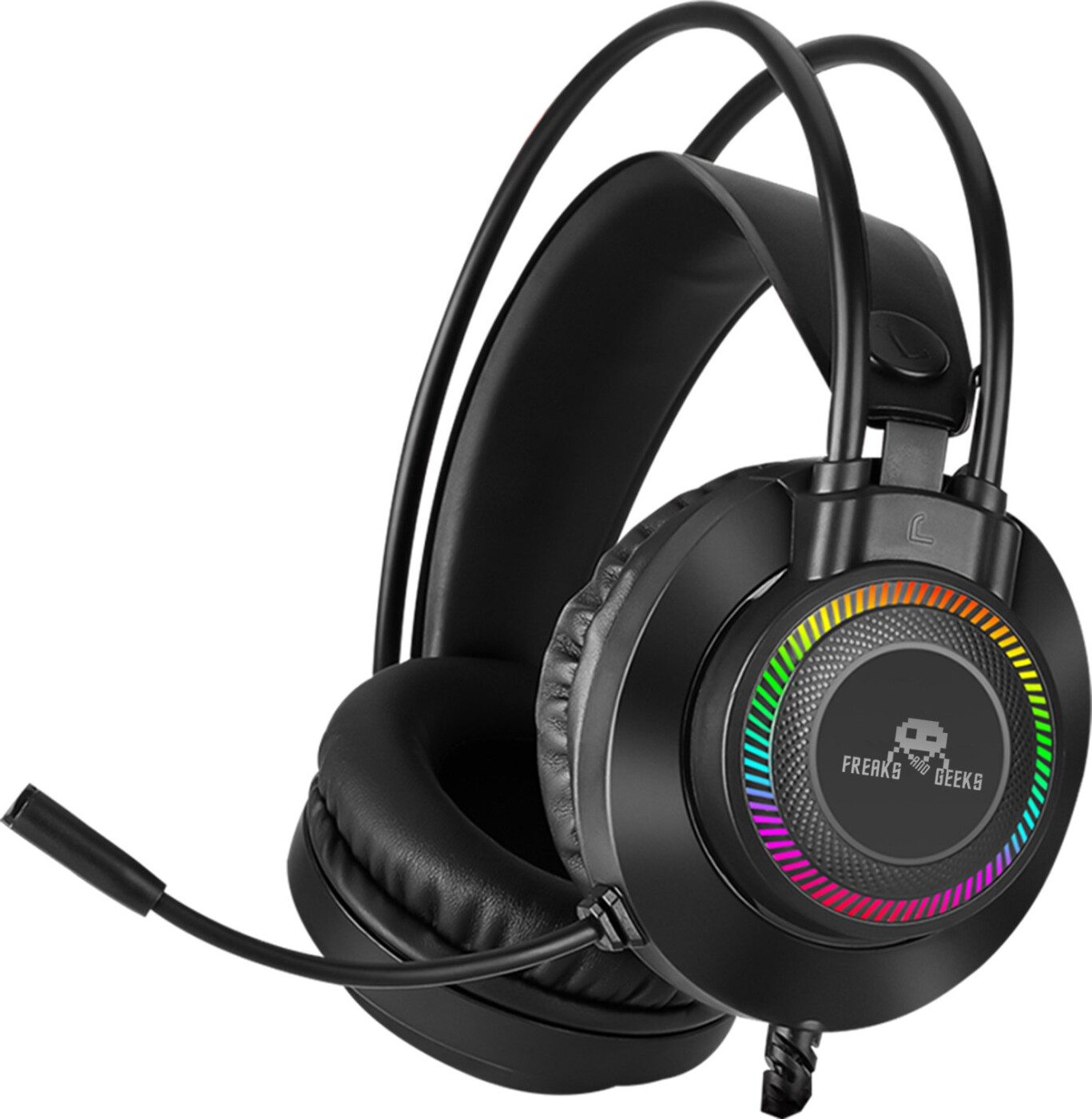 Trade Invaders - Dual Headset With Backlit Microphone - Pc/ps4/ps5/xbox One - Freaks And Geeks