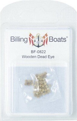 Billing Boats Fittings - Jomfru / Deadeye - 2 Mm - 50 Stk