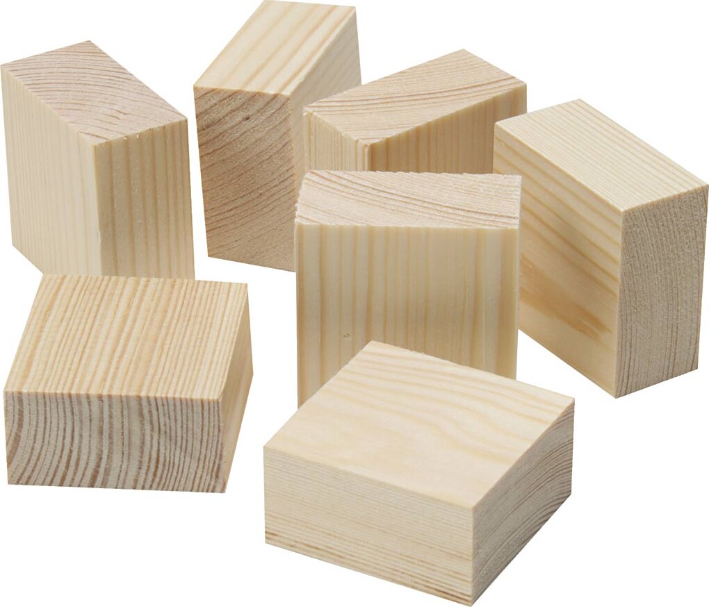 Træklodser/fødder - Str. 4x4x2 Cm - 50 Stk./ 1 Ps.