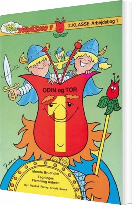 Billede af Træsko Odin Og Tor - Merete Brudholm - Bog