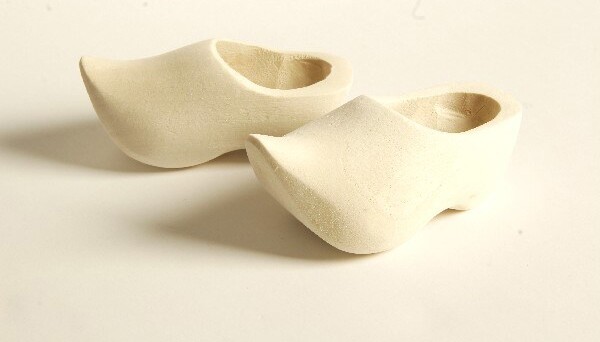 Træsko Par 10cm billede