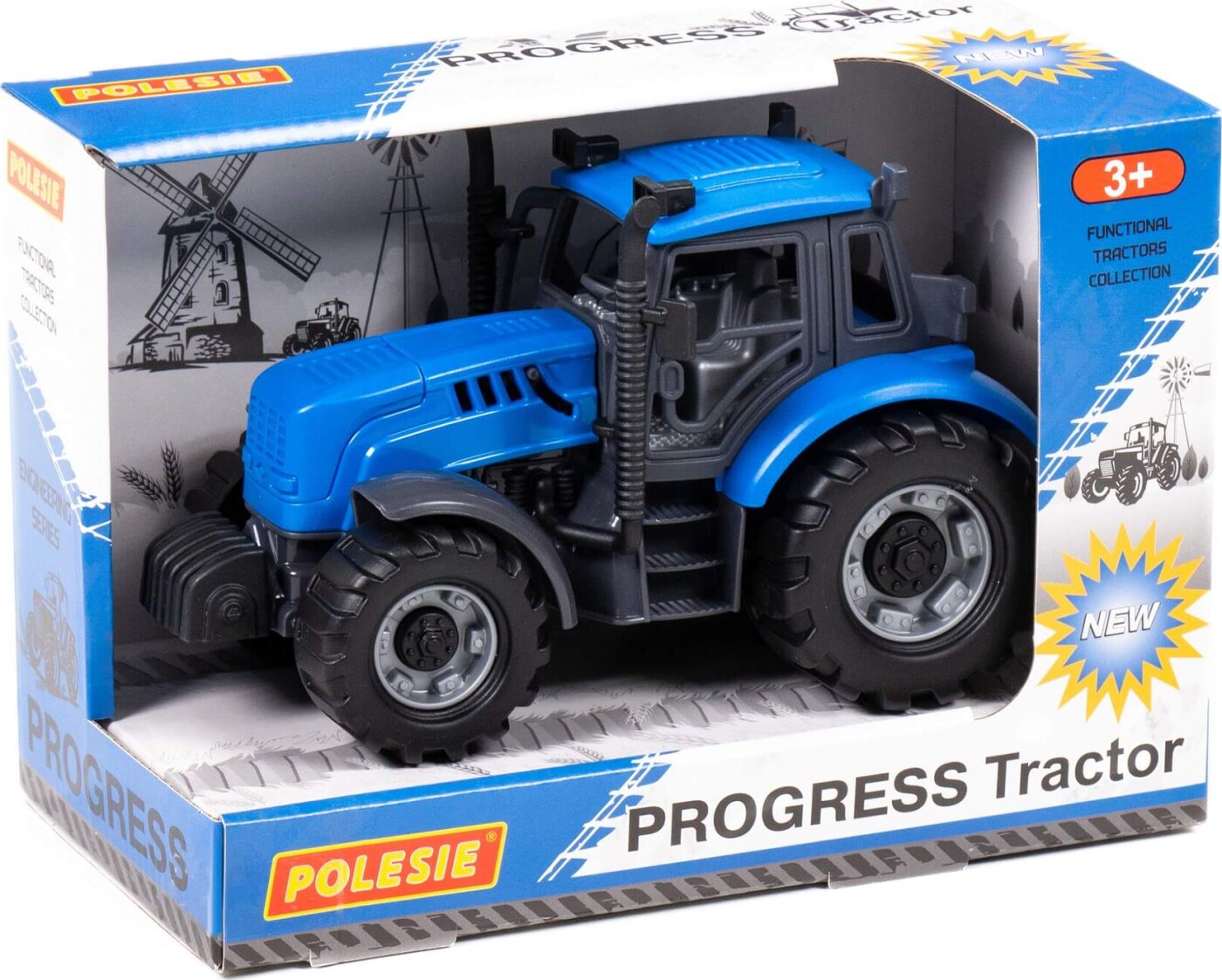 Legetøjs Traktor Til Børn - Progress - Polesie - 18 Cm