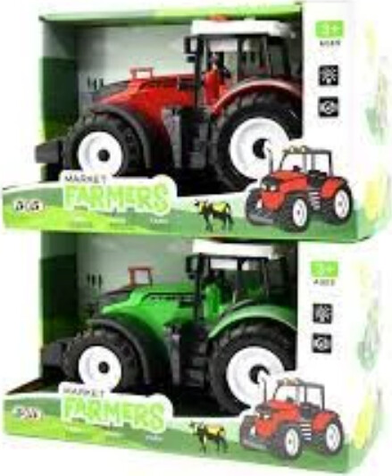 Traktor Med Frontlæsser - 22 Cm - Assorteret